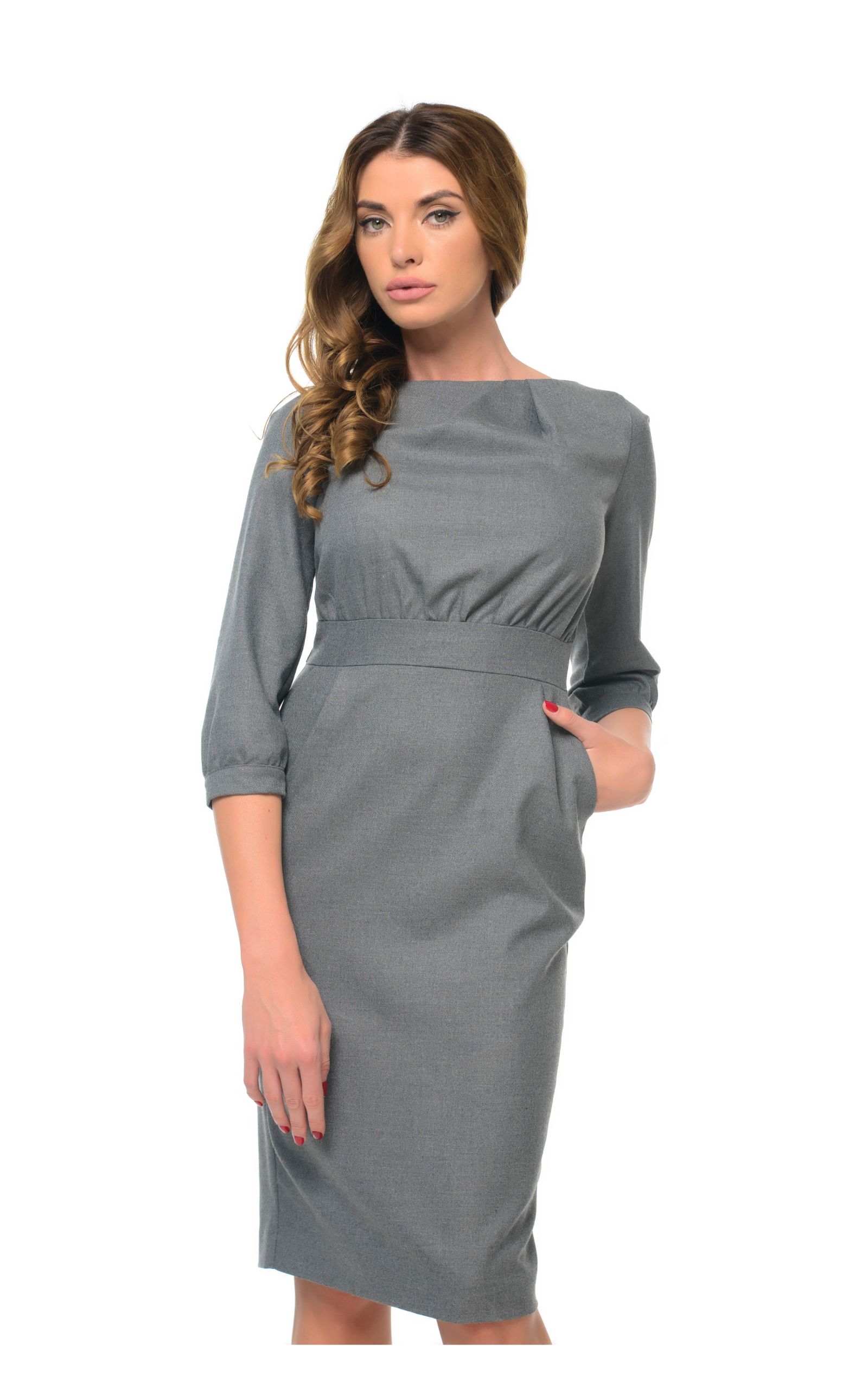 Dress AREFEVA 09165 Grey – UIMPERIUM