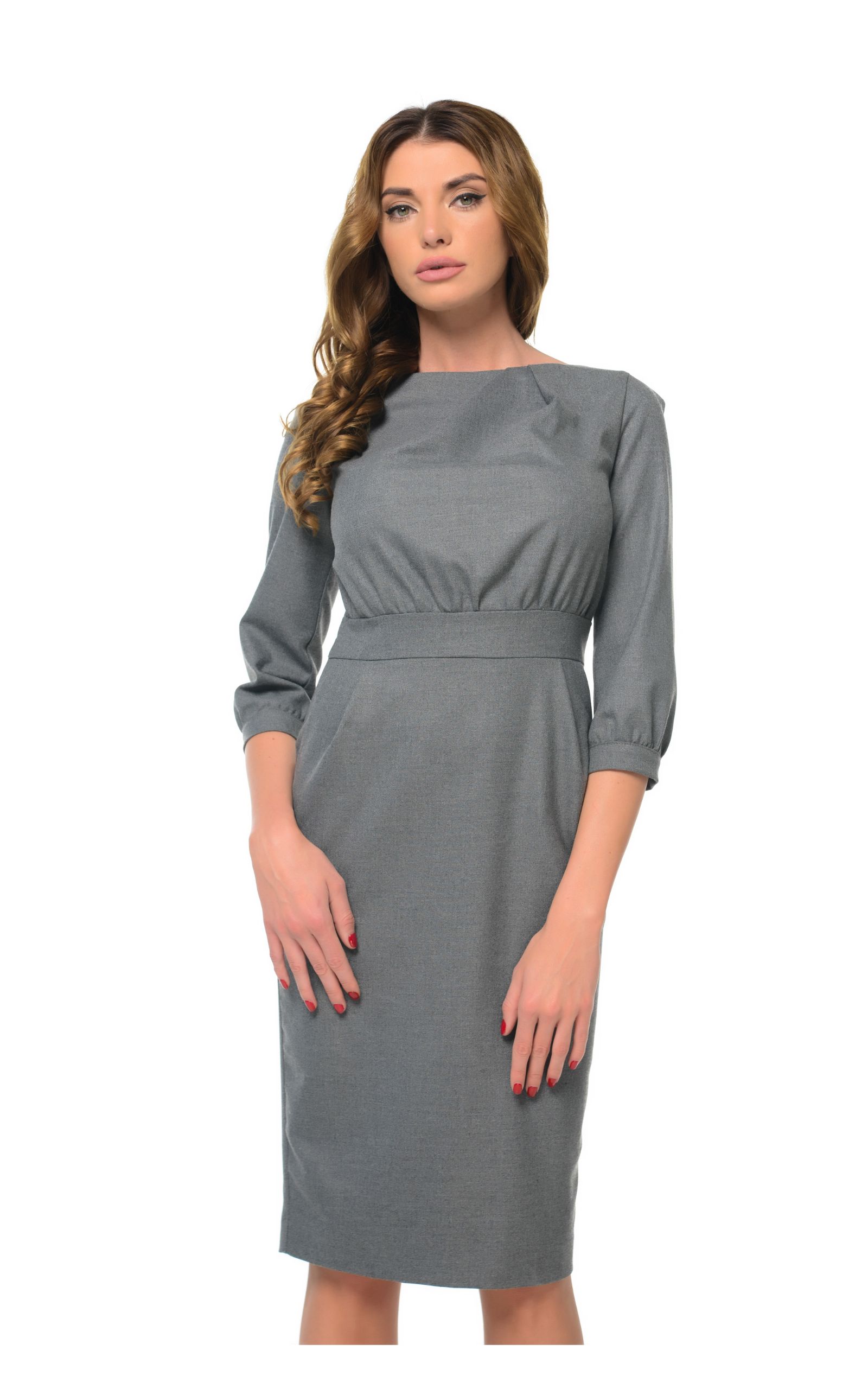 Dress AREFEVA 09165 Grey – UIMPERIUM