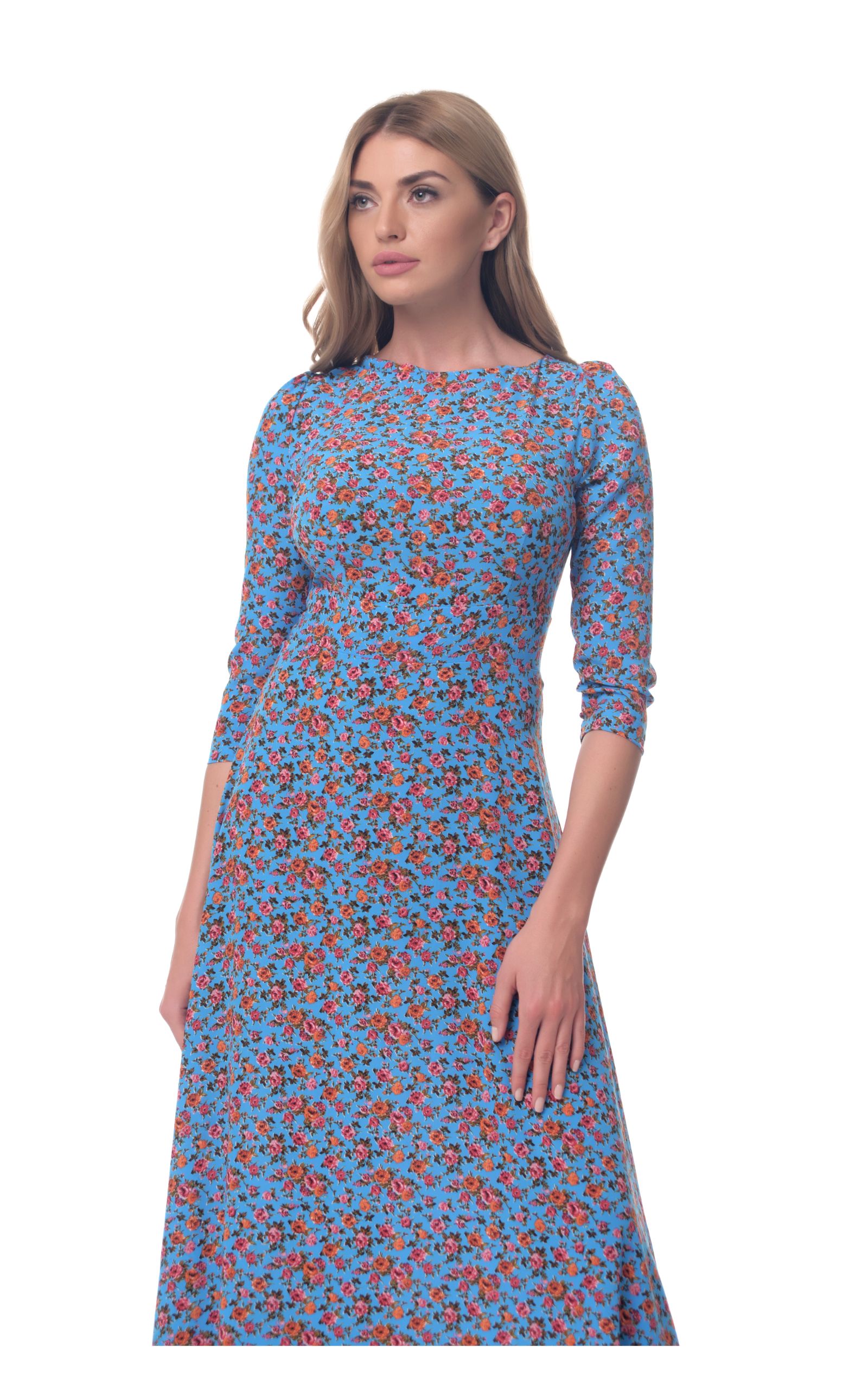 Dress AREFEVA P9130 Blue Pink – UIMPERIUM
