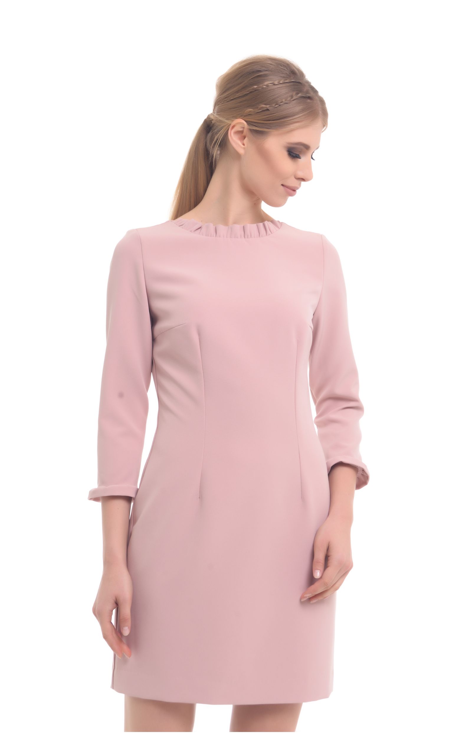 Dress GENEVIE L9510 Beige Pink – UIMPERIUM