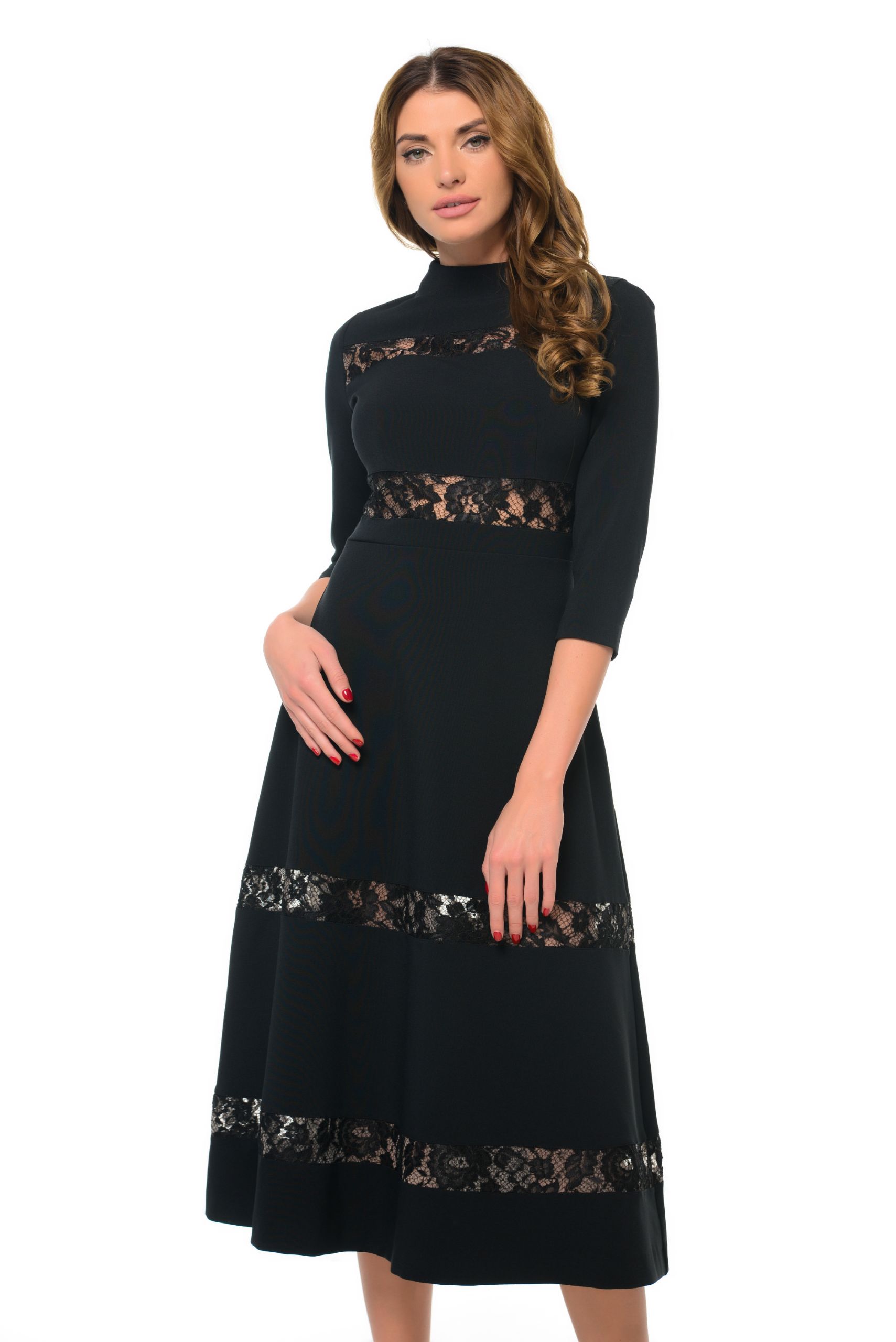 Dress GENEVIE L9581 Black – UIMPERIUM